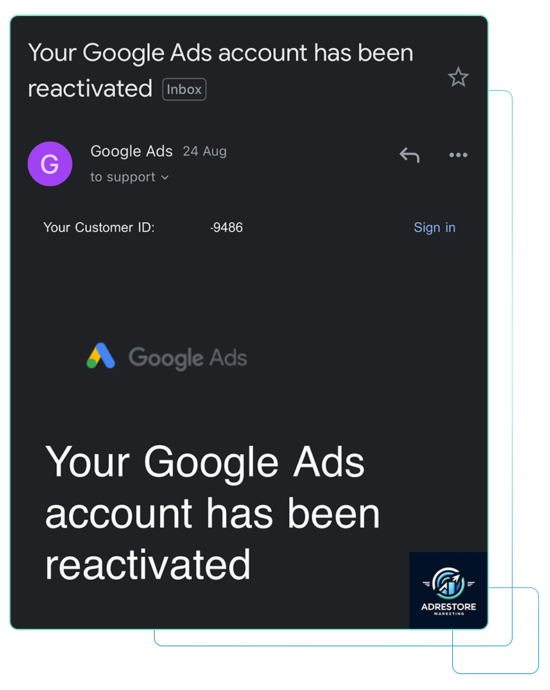 Account Reactivated Notification