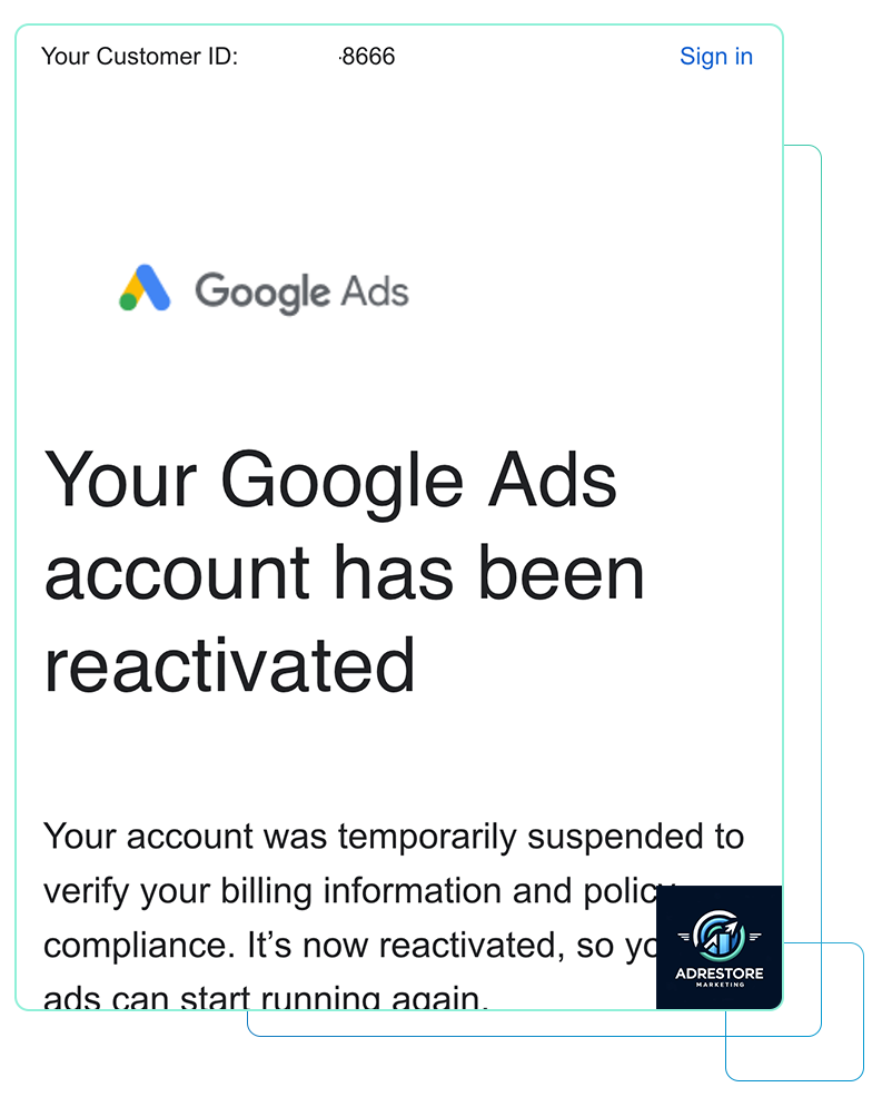 Ads Delivery Restored